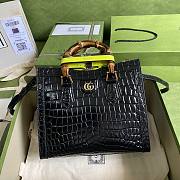  Gucci Diana small crocodile tote bag 27cm - 1