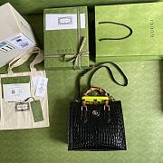  Gucci Diana small crocodile tote bag 27cm - 4