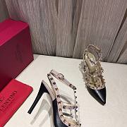 Valentino Black Patent Rockstud high heels 10cm - 6