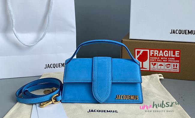 Jacquemus bambino Blue Velvet large size - 1