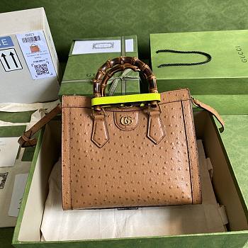 Gucci Diana small brown tote bag