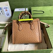 Gucci Diana small brown tote bag - 5