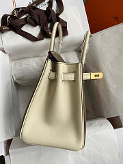 Hermes Epsom Birkin Grey 30cm Bag - 5