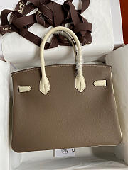 Hermes Epsom Birkin Grey 30cm Bag - 4