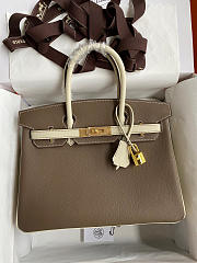 Hermes Epsom Birkin Grey 30cm Bag - 2