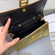 Balenciaga Hourglass Chain Gold Wallet - 5