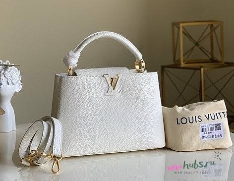 Louis Vuitton Capucine White PM - 1