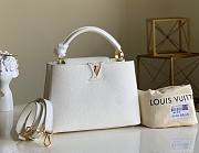 Louis Vuitton Capucine White PM - 1