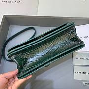 Balenciaga Gossip Small Green Crocodile Bag - 5