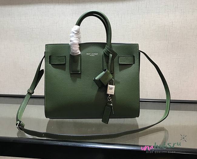 YSL Sac De Jour Green Small Bag - 1