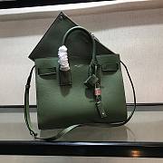 YSL Sac De Jour Green Medium Bag - 4