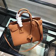 YSL Sac De Jour Green Brown Bag - 4