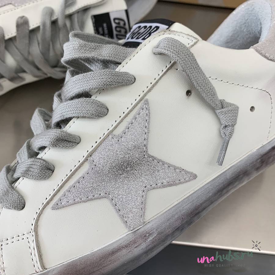 Golden Goose GGDB Silver Star Shoes - unahubs.ru