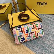 Fendi coloful shoulder baguette bag - 4