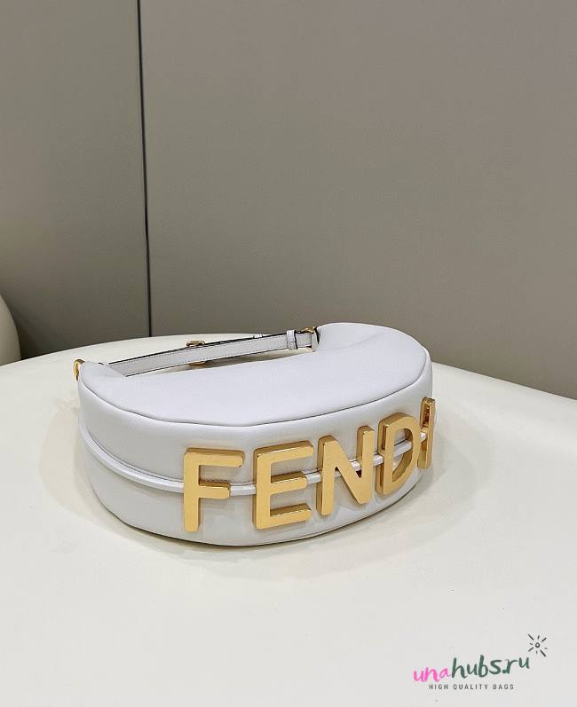 Fendi Hobo Small White leather bag  - 1