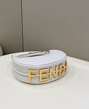 Fendi Hobo Small White leather bag  - 1