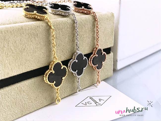 VCA black bracelet gold/ silver/ rose gold - 1