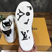 Louis Vuitton White High Sneaker  - 3