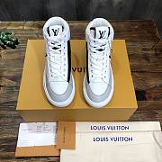 Louis Vuitton White High Sneaker  - 6