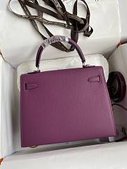 Hermes Epsom Kelly Purple 25cm - 5