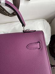 Hermes Epsom Kelly Purple 25cm - 6