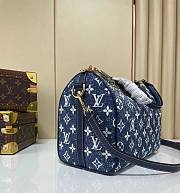 LV Speedy Bandouliere 25 Denim Blue - 2