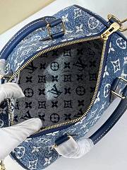 LV Speedy Bandouliere 25 Denim Blue - 4