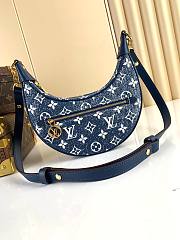 Louis Vuitton Loop Monogram Circle in Denim Bag - 5