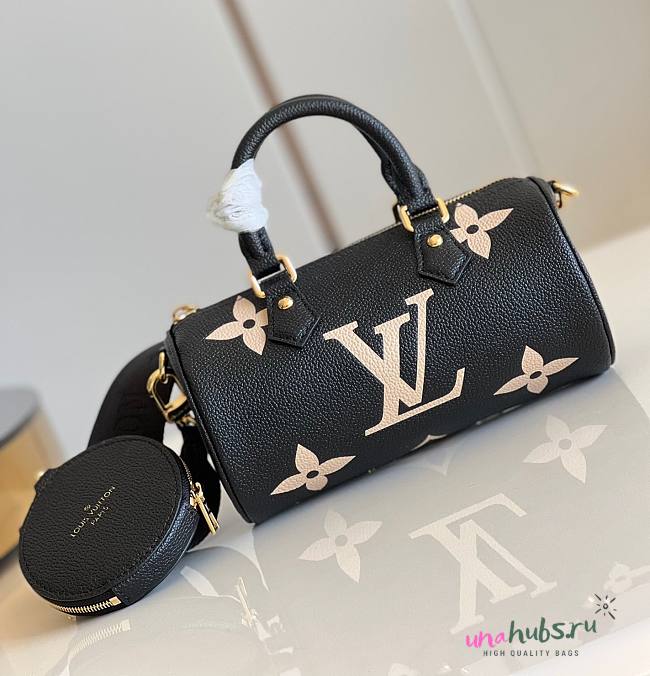 Louis Vuitton Papillon Monogram Black Bag - 1