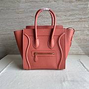 Celine Luggage Micro Orange Bag 27cm - 1