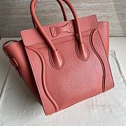 Celine Luggage Micro Orange Bag 27cm - 2