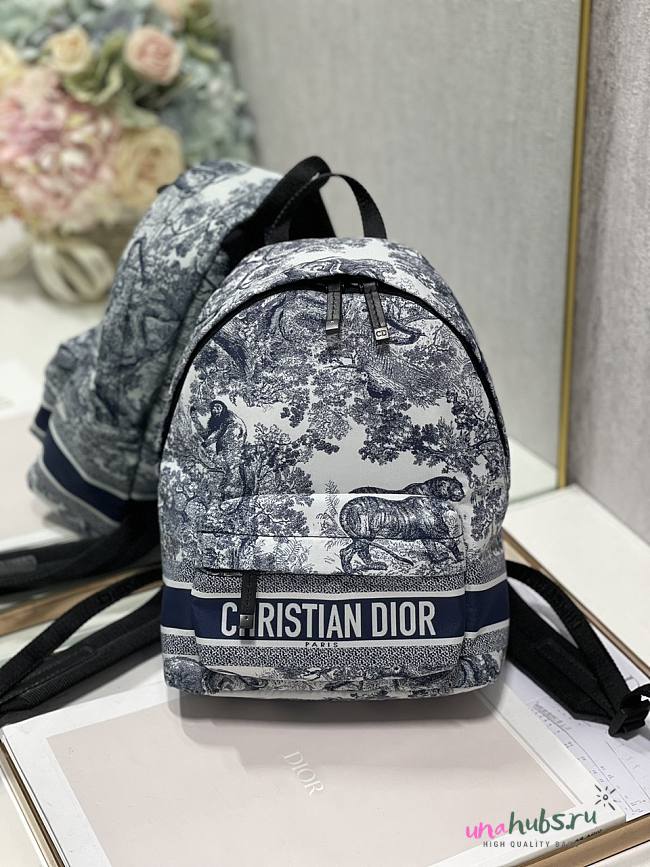 Dior embroided backpack  - 1