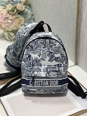 Dior embroided backpack  - 1