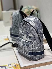 Dior embroided backpack  - 2