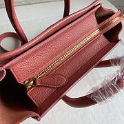 Celine Nano Luggage Orange Bag 20cm - 6