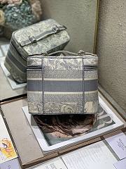 Dior Oblique Gray VANITY BAG - 5