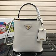  Prada Medium Saffiano Leather White Bag - 1