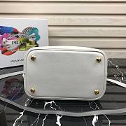  Prada Medium Saffiano Leather White Bag - 5