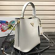  Prada Medium Saffiano Leather White Bag - 6