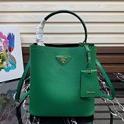 Prada Medium Saffiano Leather Green Bag - 1