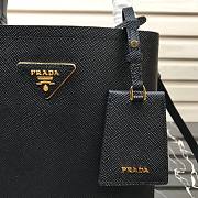 Prada Medium Saffiano Leather Black Bag - 4