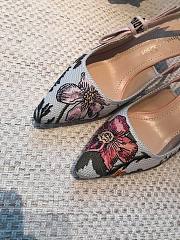 Dior embroided slingback heels 2cm/ 6.5cm/ 10cm - 6