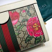 GUCCI Ladies Ophidia GG Flora Shoulder Bag - 2