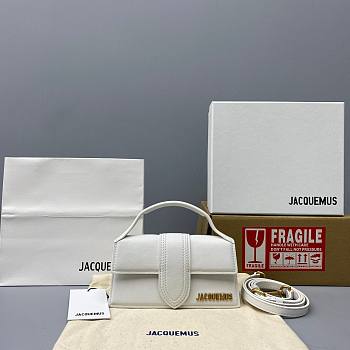 Jacquemus bamnino white bag 18cm