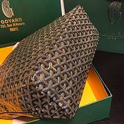 Goyard St Louis Tote GM Black/ Brown Bag - 3