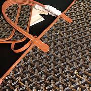 Goyard St Louis Tote GM Black/ Brown Bag - 6