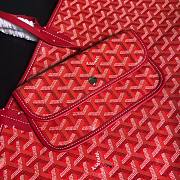 Goyard St Louis Tote MM Red Bag - 5