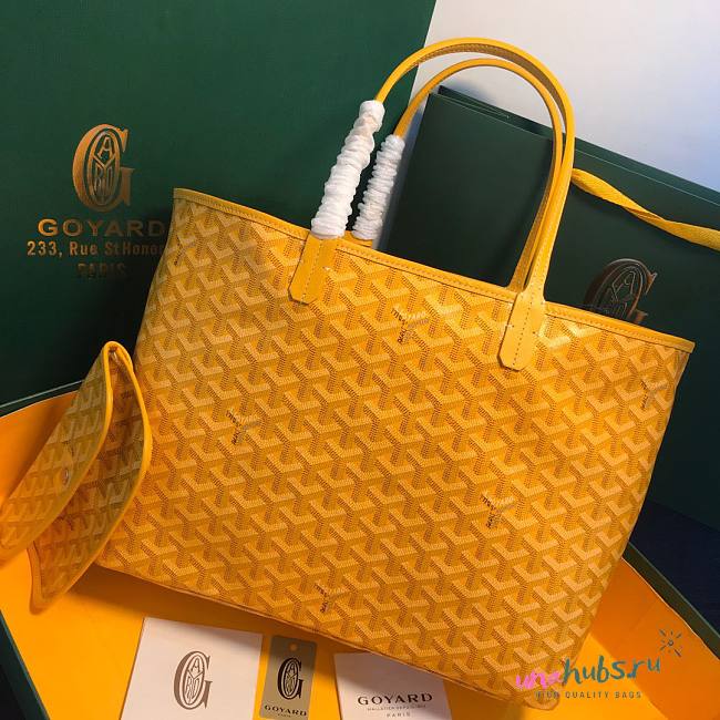 Goyard St Louis Tote GM Yellow Bag - 1