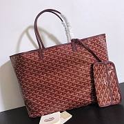 Goyard St Louis Tote XXL Red Bag - 3