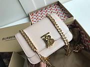 BURBERRY Small Leather TB Shoulder Bag Pink - 1